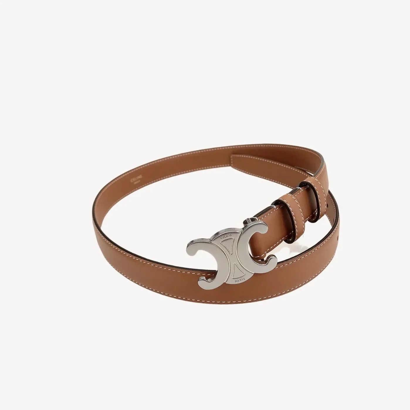 Celine Triomphe Belt Brown Celine Triomphe Belt Brown