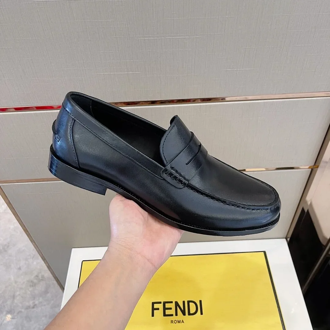 Fendi Force Matte Black Loafers Fendi Force Matte Black Loafers