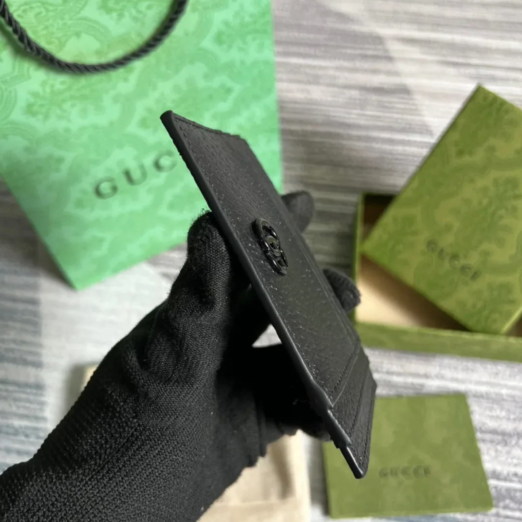 GG Marmont Card Case Black / GG Marmont Card Case Black /