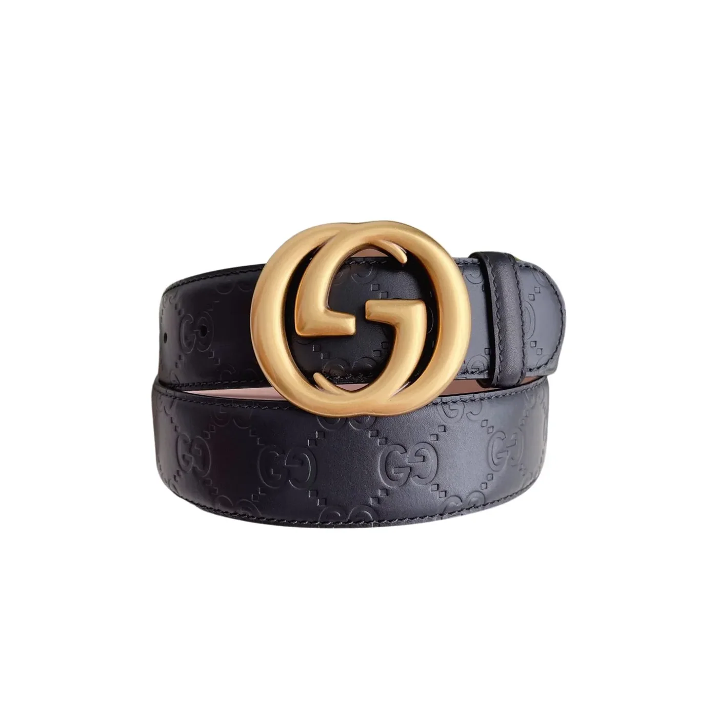 Gucci GG Marmont Embossed Monogram Belt Black Gucci GG Marmont Embossed Monogram Belt Black