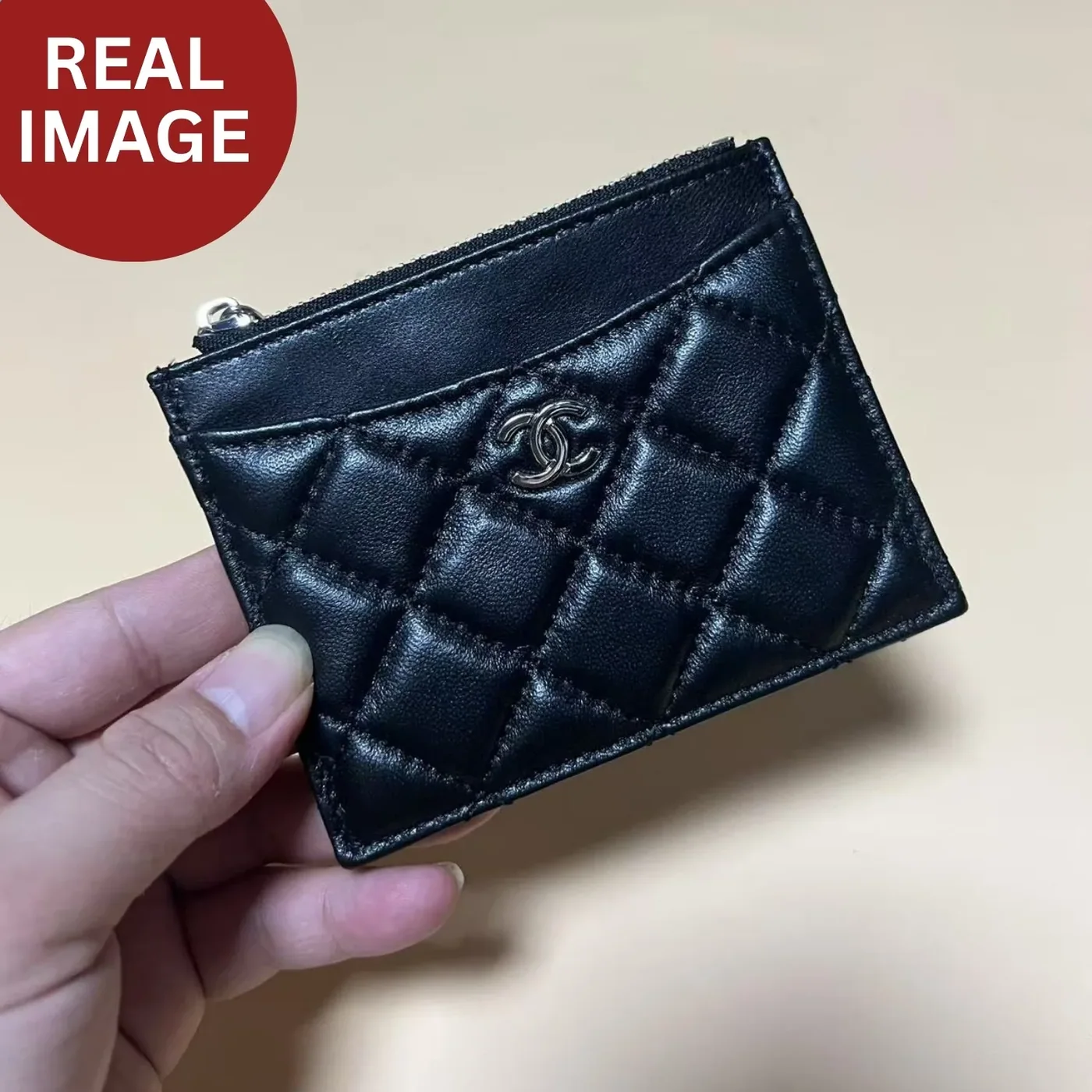 Chanel CO-CO Pouch Black Silver Hardware /