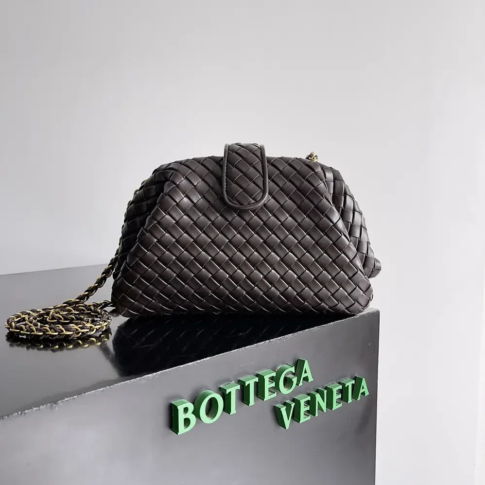 Bottega Veneta Small Lauren 1980 for Women in Chocolate