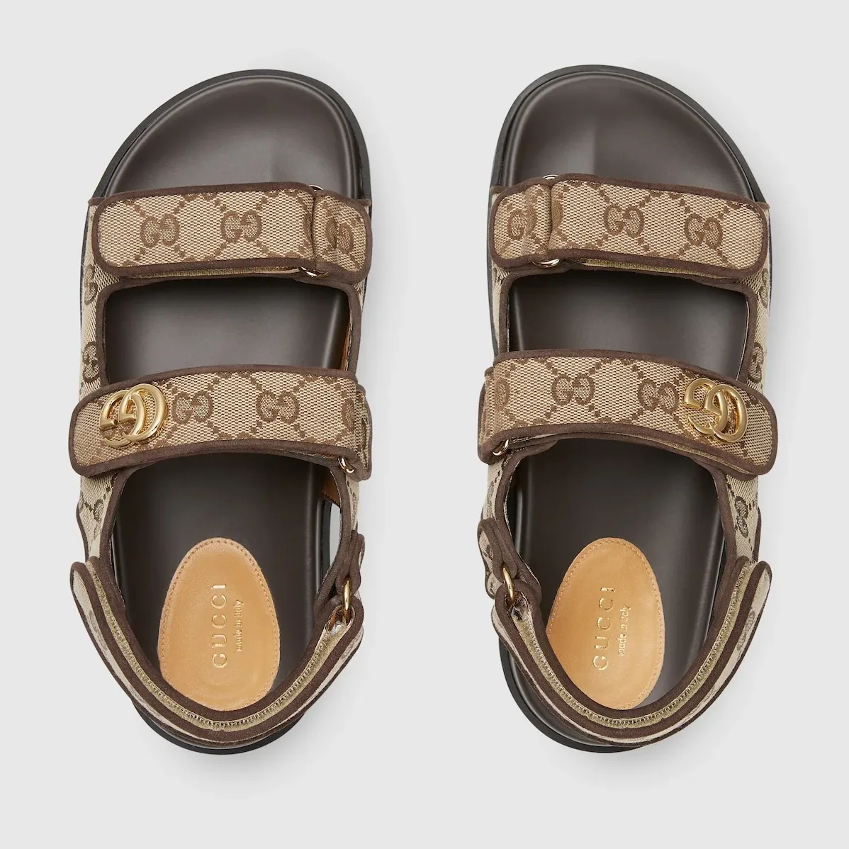 Gucci Double G Sandal Beige