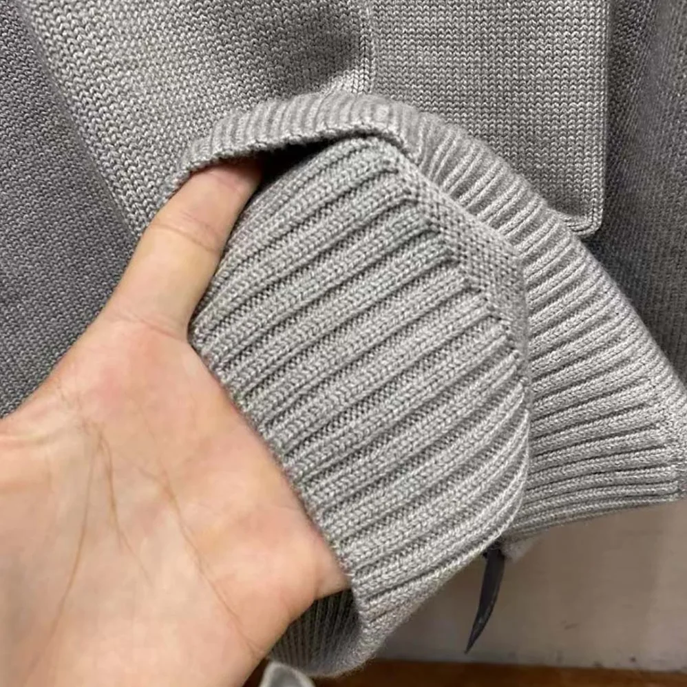Prada Wool and Cashmere Crew-Neck Sweater for Men in Gray Prada Wool and Cashmere Crew-Neck Sweater for Men in Gray