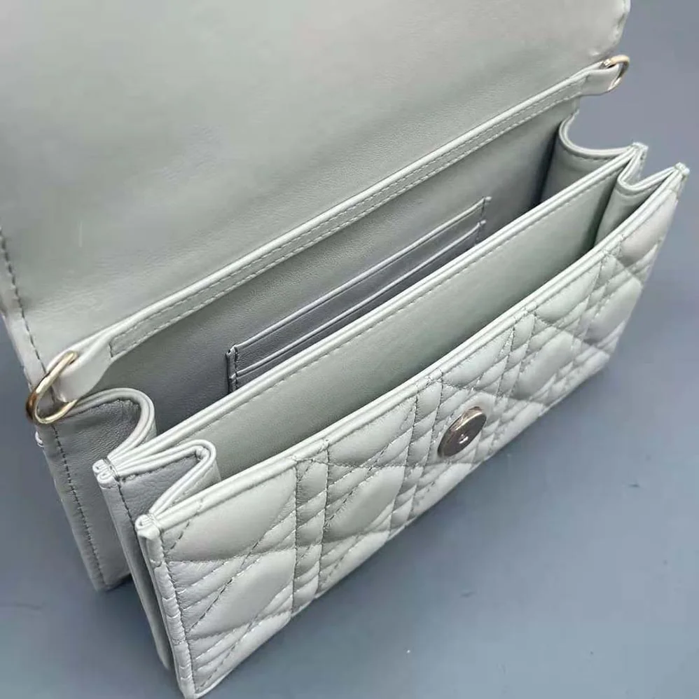 Dior Miss Dior Mini Bag Placid Blue Cannage Lambskin for Women Dior Miss Dior Mini Bag Placid Blue Cannage Lambskin for Women