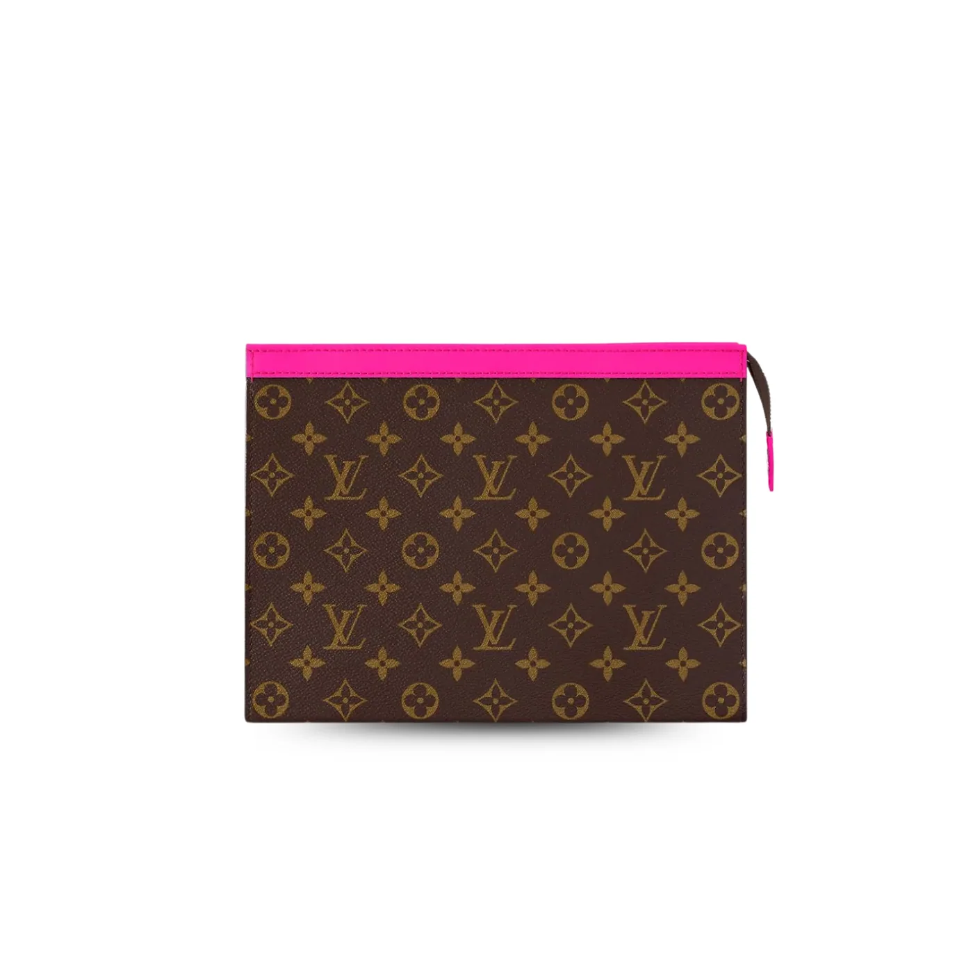 Louis Vuitton Pochette Voyage MM Pouch in Pink Silver Hardware Louis Vuitton Pochette Voyage MM Pouch in Pink Silver Hardware