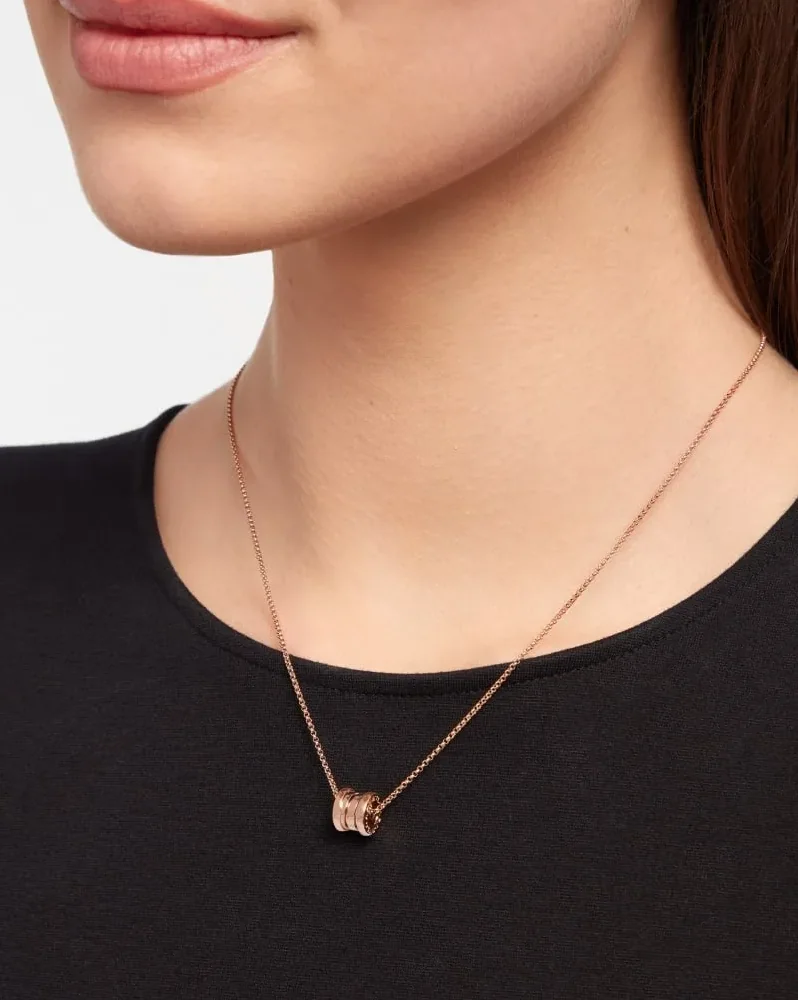 Bvlgari B.zero1 Necklace Rose Gold Bvlgari B.zero1 Necklace Rose Gold