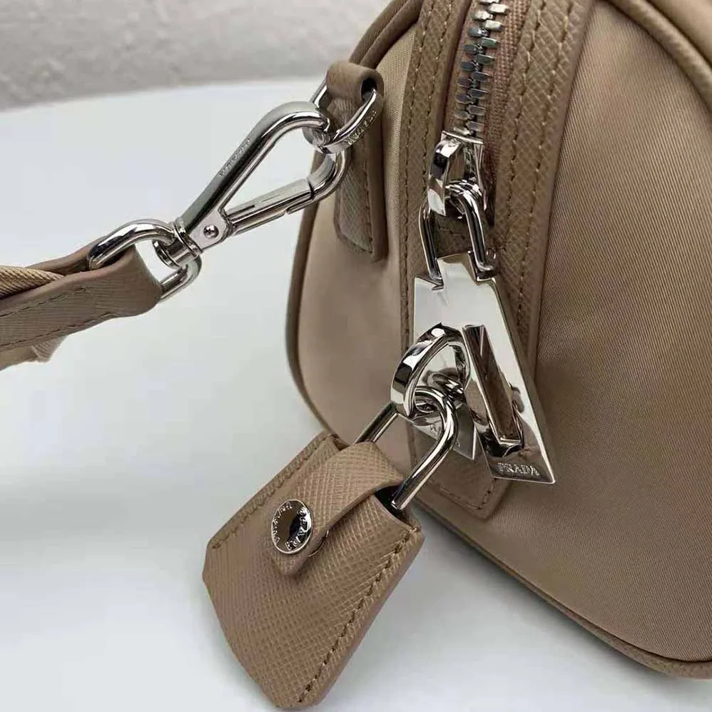 Prada Prada Re-Edition 2005 Nylon Bag for Women in Sandy Prada Prada Re-Edition 2005 Nylon Bag for Women in Sandy