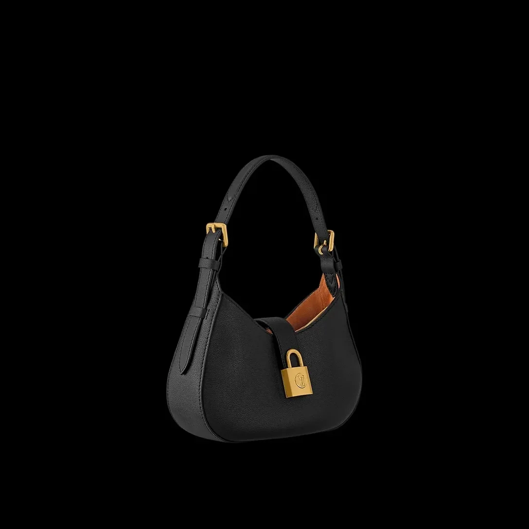 Louis Vuitton Low Key Shoulder Bag Black 10 Inches/