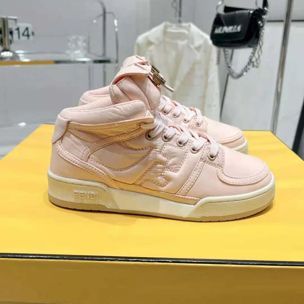 Fendi Match Pink Nylon High for Unisex in Tops Fendi Match Pink Nylon High for Unisex in Tops