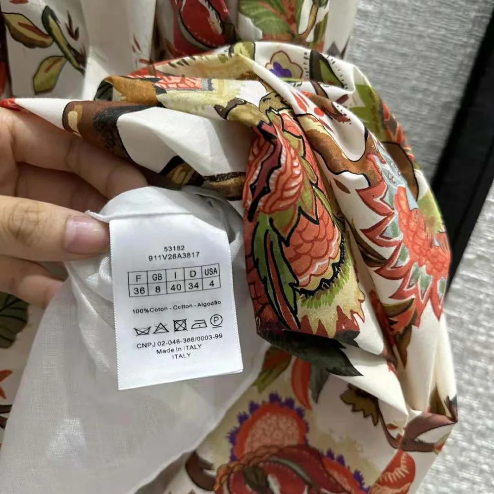 Dior Mid-length Pleated Skirt Multicolor Cotton and Silk Poplin with Albero Della Vita Motif for Women Dior Mid-length Pleated Skirt Multicolor Cotton and Silk Poplin with Albero Della Vita Motif for Women