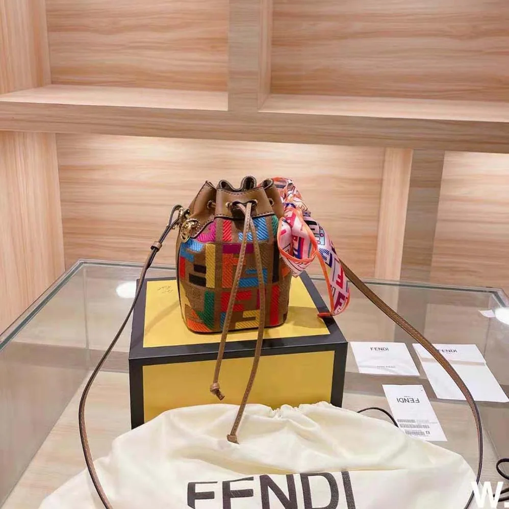 Fendi Mon Tresor Multicolor FF Canvas Mini for Women in Bag Fendi Mon Tresor Multicolor FF Canvas Mini for Women in Bag