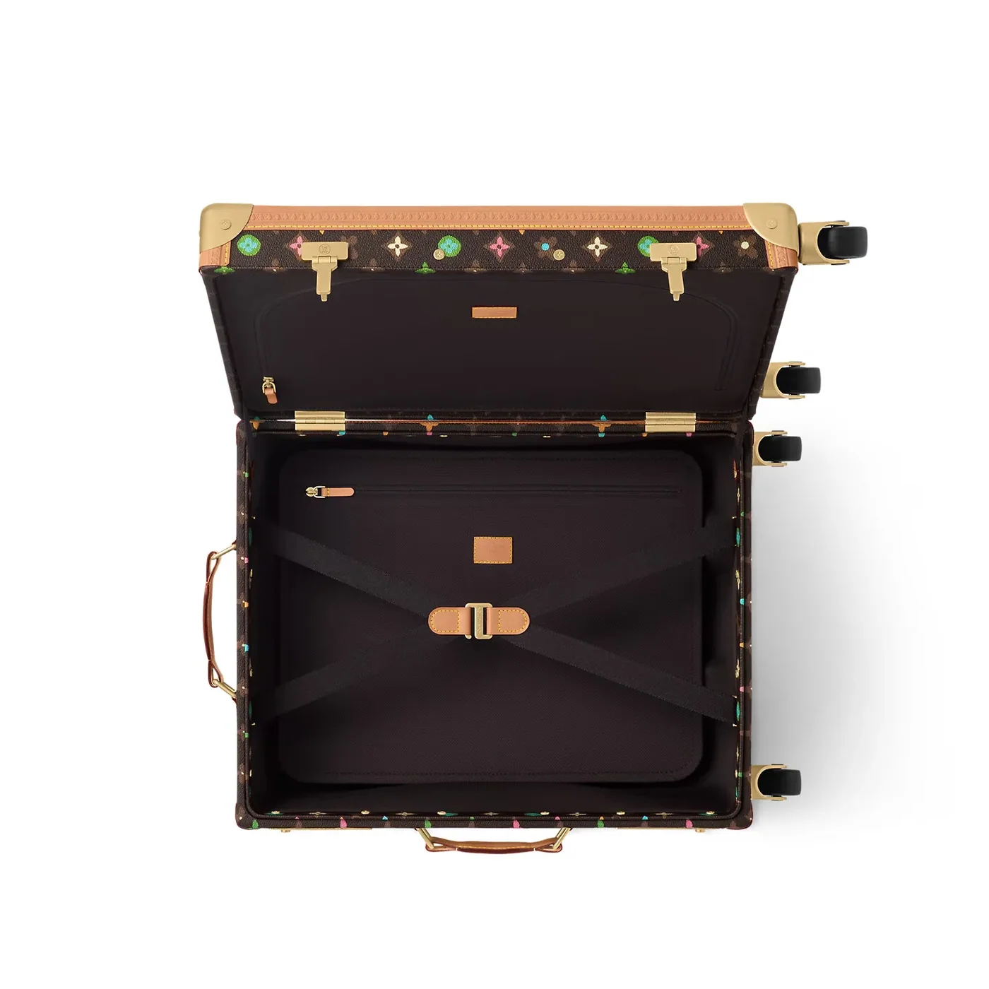Louis Vuitton Rolling Trunk Brown 15,/