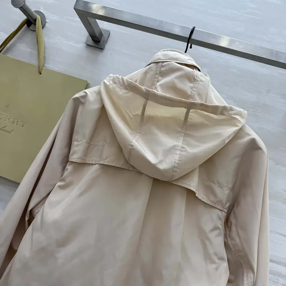 Burberry Nylon Cotton Jacket for Men in Pink