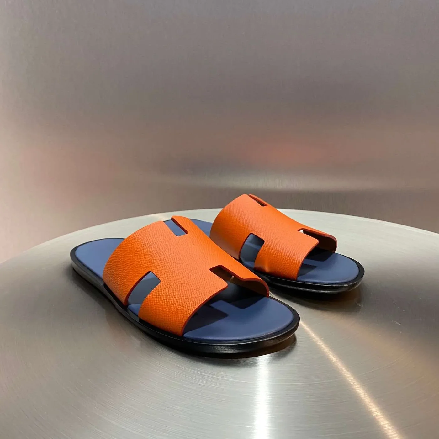 Hermes Oran Sandal Orange