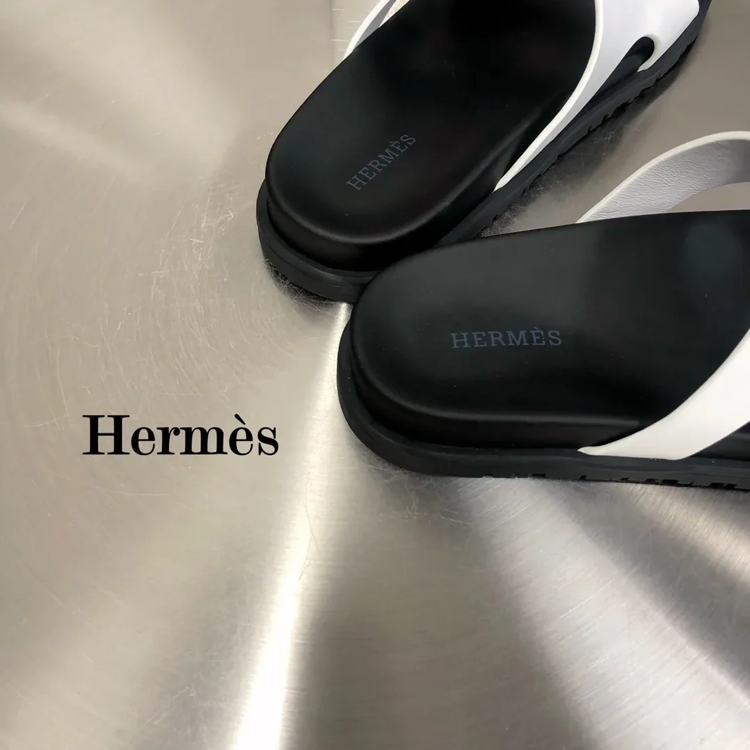 Hermes Edith Sandal White Hermes Edith Sandal White