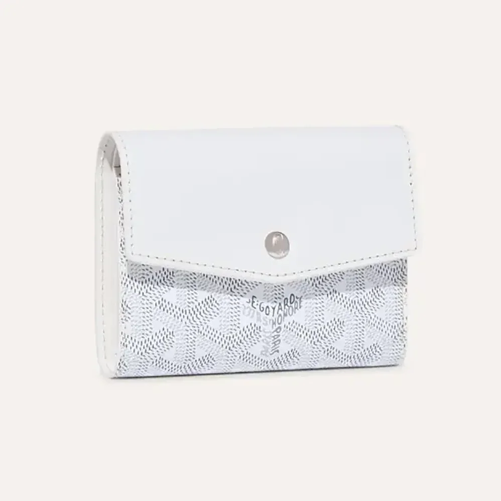 Goyard Saint Gabrie Wallet for Unisex in White Goyard Saint Gabrie Wallet for Unisex in White