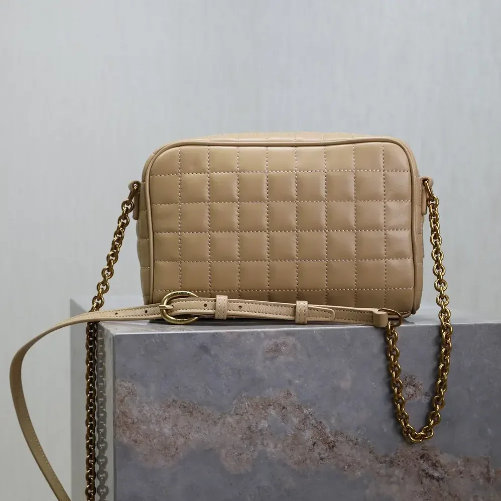 Saint Laurent YSL Cassandre Matelassé Carré Camera Bag in Lambskin for Women Saint Laurent YSL Cassandre Matelassé Carré Camera Bag in Lambskin for Women
