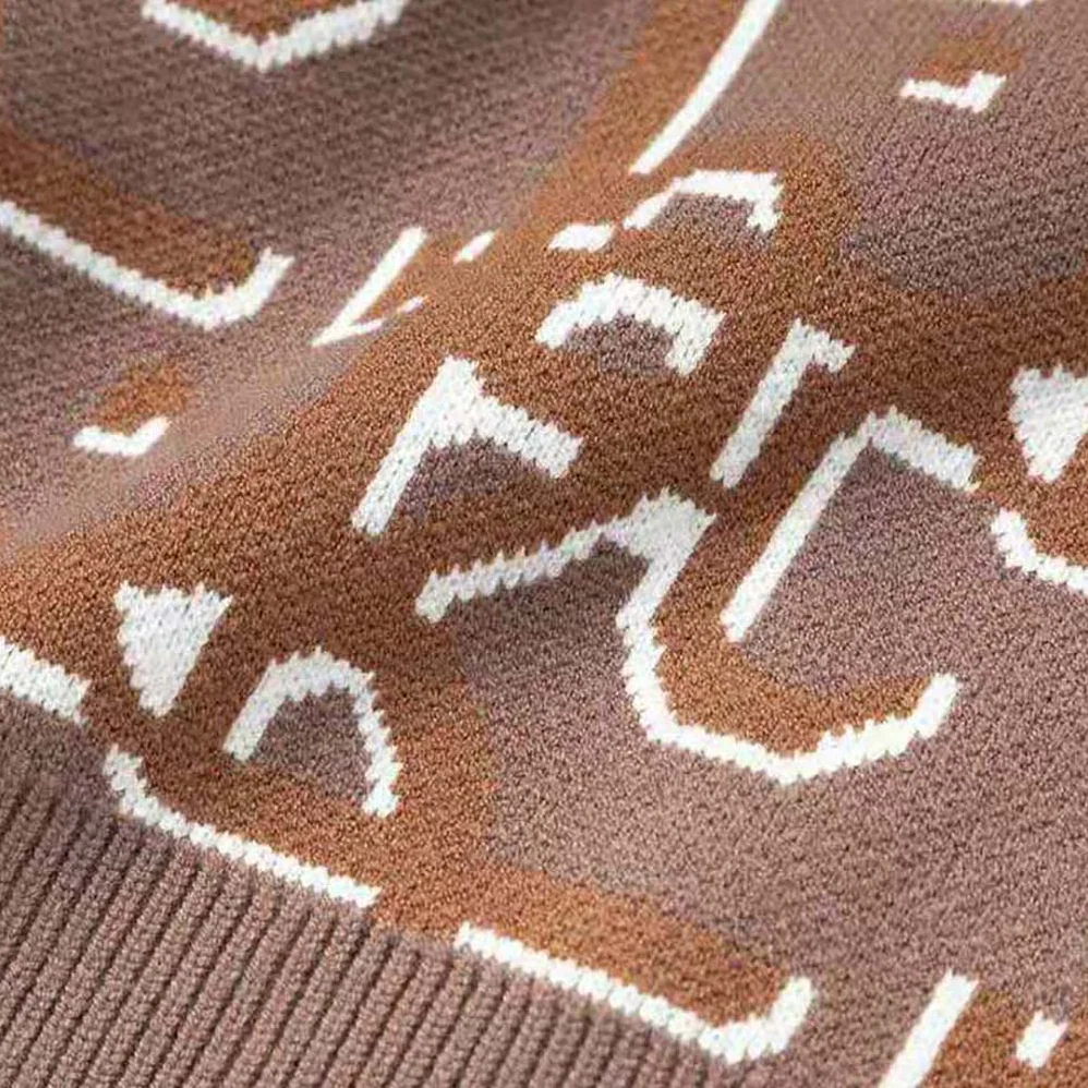 Dior Oversized Cactus Jack Dior Sleeveless Sweater Beige and Brown Cashmere Jacquard for Men