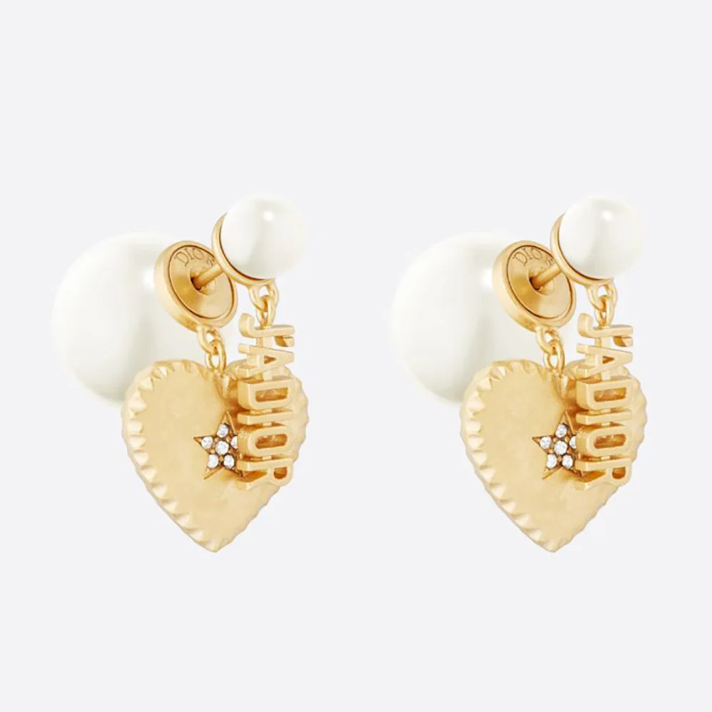 Dior Tribales Earrings Gold for Women in Finish Metal Dior Tribales Earrings Gold for Women in Finish Metal