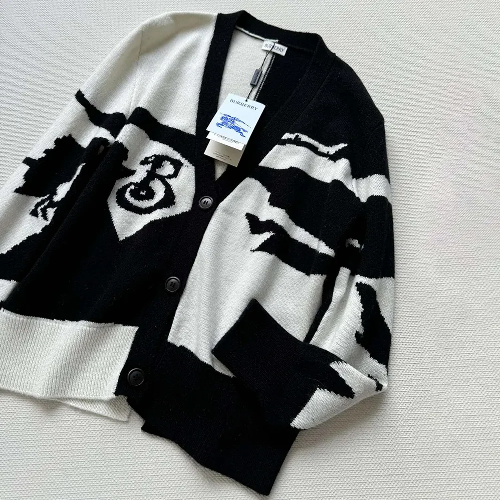 Burberry EKD Cashmere Cardigan for Men