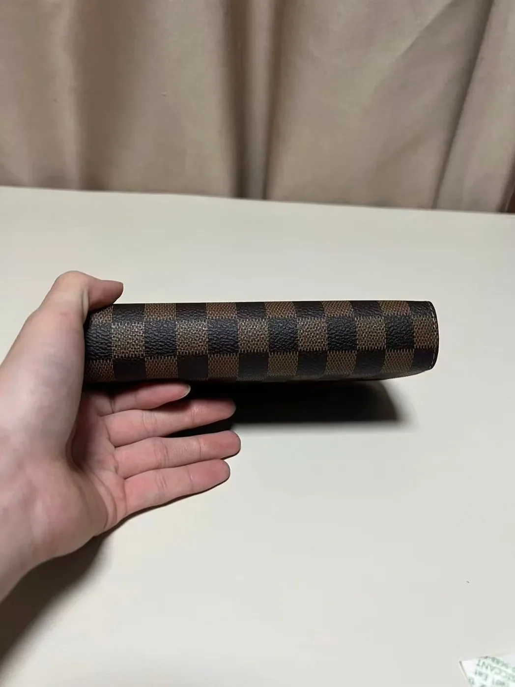 Louis Vuitton Clemence Wallet Damier Ebene Canvas