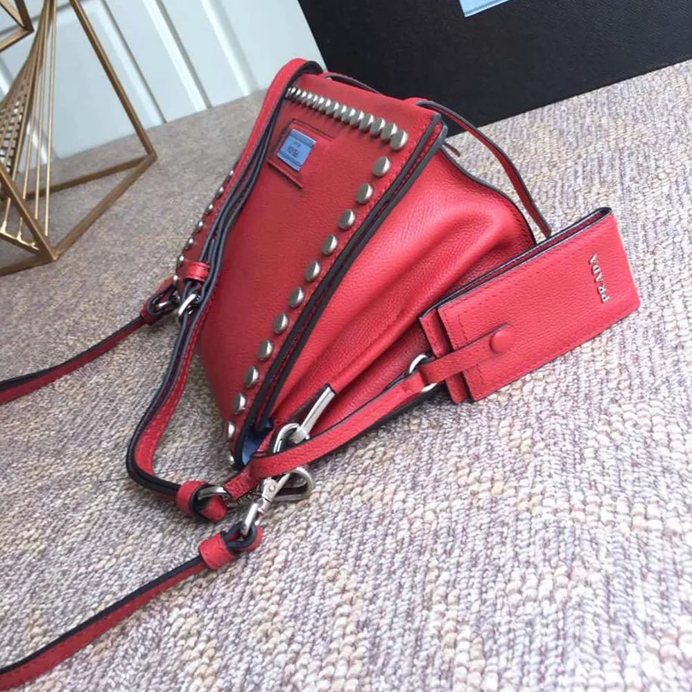 Prada Prada Etiquette Bag for Women in Red Prada Prada Etiquette Bag for Women in Red
