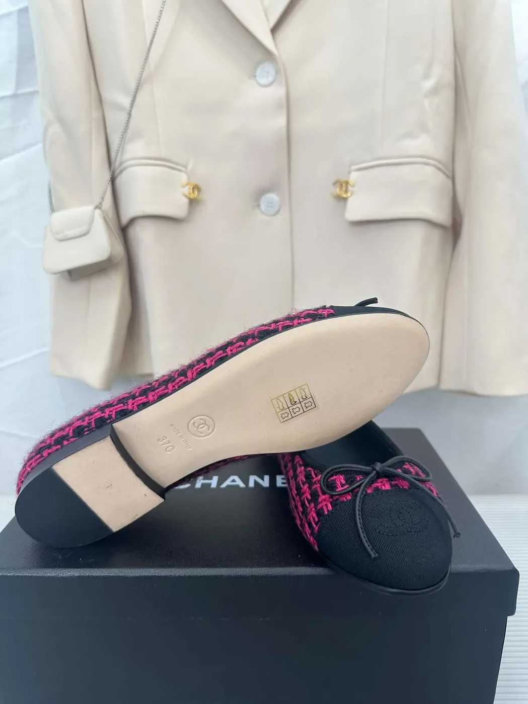 Chanel Ballerina Logo Ballet Pink Chanel Ballerina Logo Ballet Pink