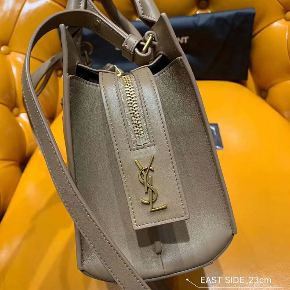 Saint Laurent YSL East Side Small Tote Smooth for Women in Sandy