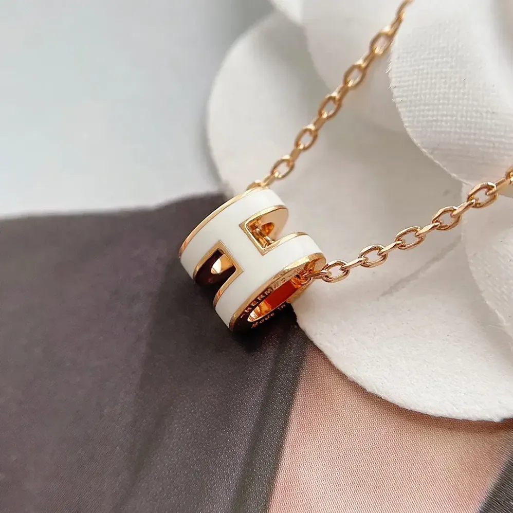 Hermes Mini Pop H Pendant-White H147992F 49 for Women