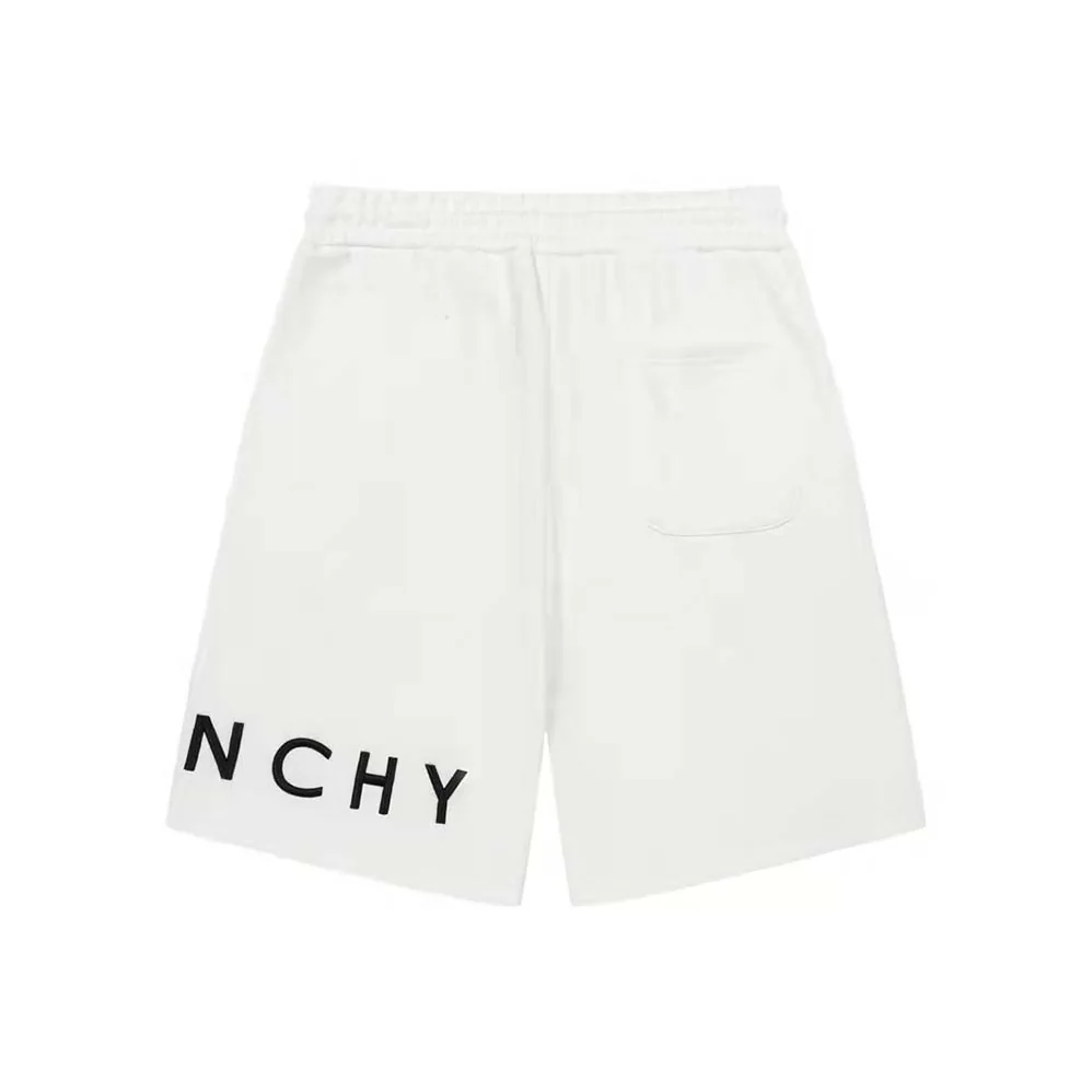 Givenchy Archetype Bermuda Shorts in Fleece for Men in White Givenchy Archetype Bermuda Shorts in Fleece for Men in White