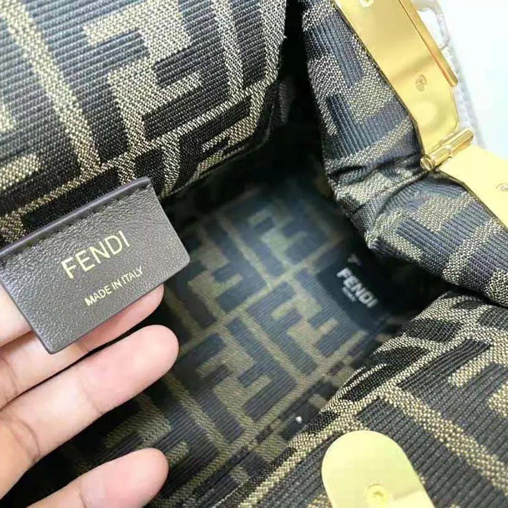 Fendi First Small White Leather Bag for Women