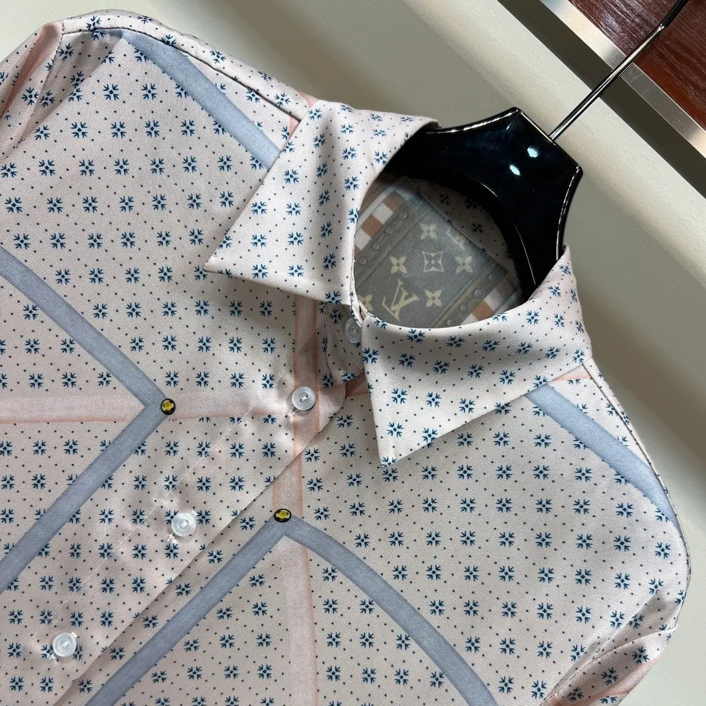 Louis Vuitton Trunk Print Shirt Pink Louis Vuitton Trunk Print Shirt Pink