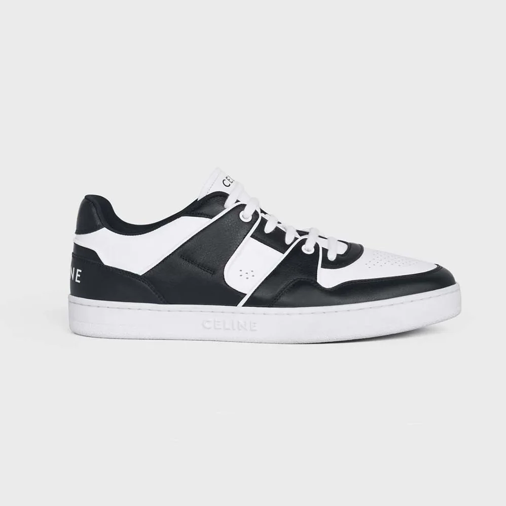 Celine CT-04 Low Lace-Up Sneaker in Calfskin for Unisex in Black