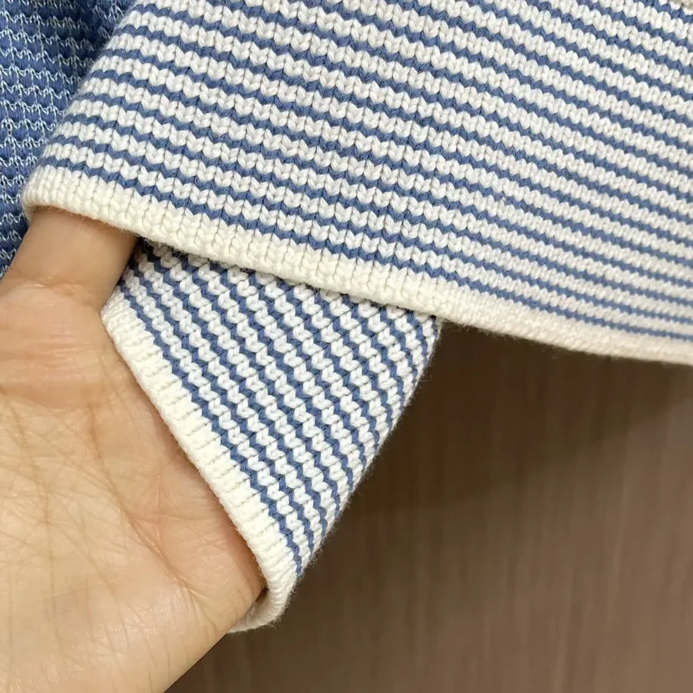 Dior Italic T-Shirt Blue Cotton for Men in Blend Tramato Knit Dior Italic T-Shirt Blue Cotton for Men in Blend Tramato Knit