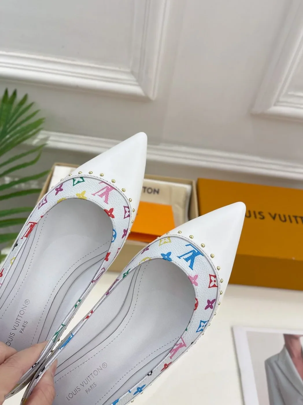Louis Vuitton Flat Ballerina White Louis Vuitton Flat Ballerina White