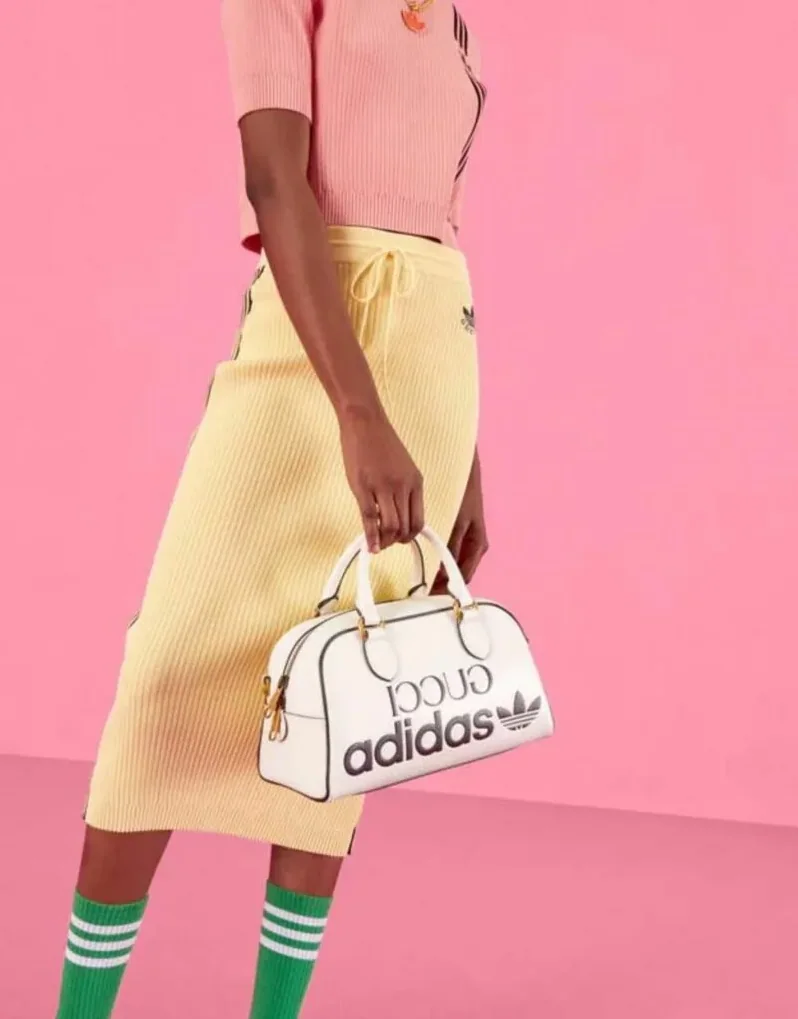 Gucci x Adidas Mini Duffle Bag White Gucci x Adidas Mini Duffle Bag White