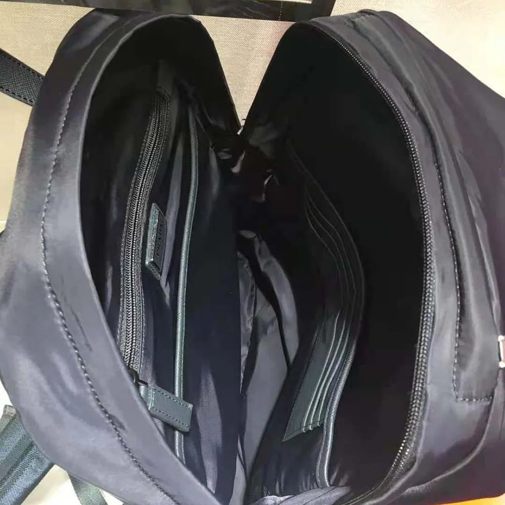 Prada Nylon and Saffiano Leather Backpack for Men Prada Nylon and Saffiano Leather Backpack for Men