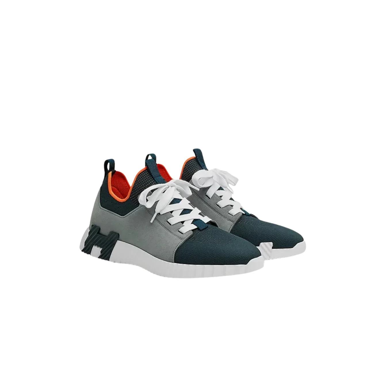 Hermes Depart Slip in On Sneakers Noir/ Grey Hermes Depart Slip in On Sneakers Noir/ Grey