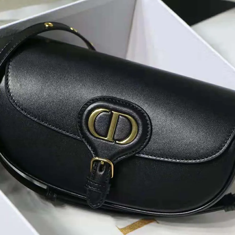 Dior Bobby East-West Bag Box Calfskin for Women in Black Dior Bobby East-West Bag Box Calfskin for Women in Black