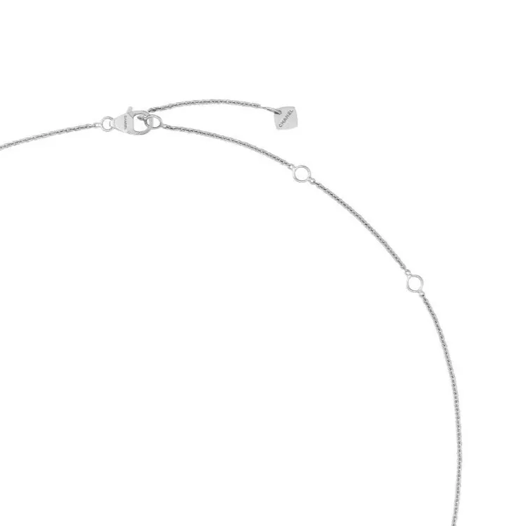 Chanel Coco Crush Necklace Silver Hardware