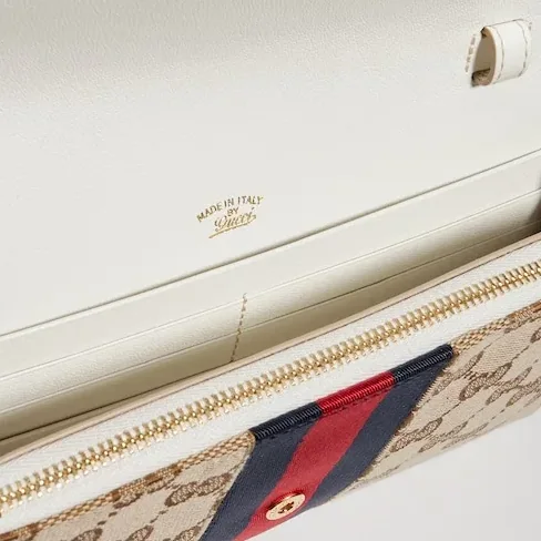 Gucci Horsebit Web Wallet With Strap Shoulder Bag / Sand/ Dark Brown Gold Hardware A00B8I FAF1B 9664 Gucci Horsebit Web Wallet With Strap Shoulder Bag / Sand/ Dark Brown Gold Hardware A00B8I FAF1B 9664