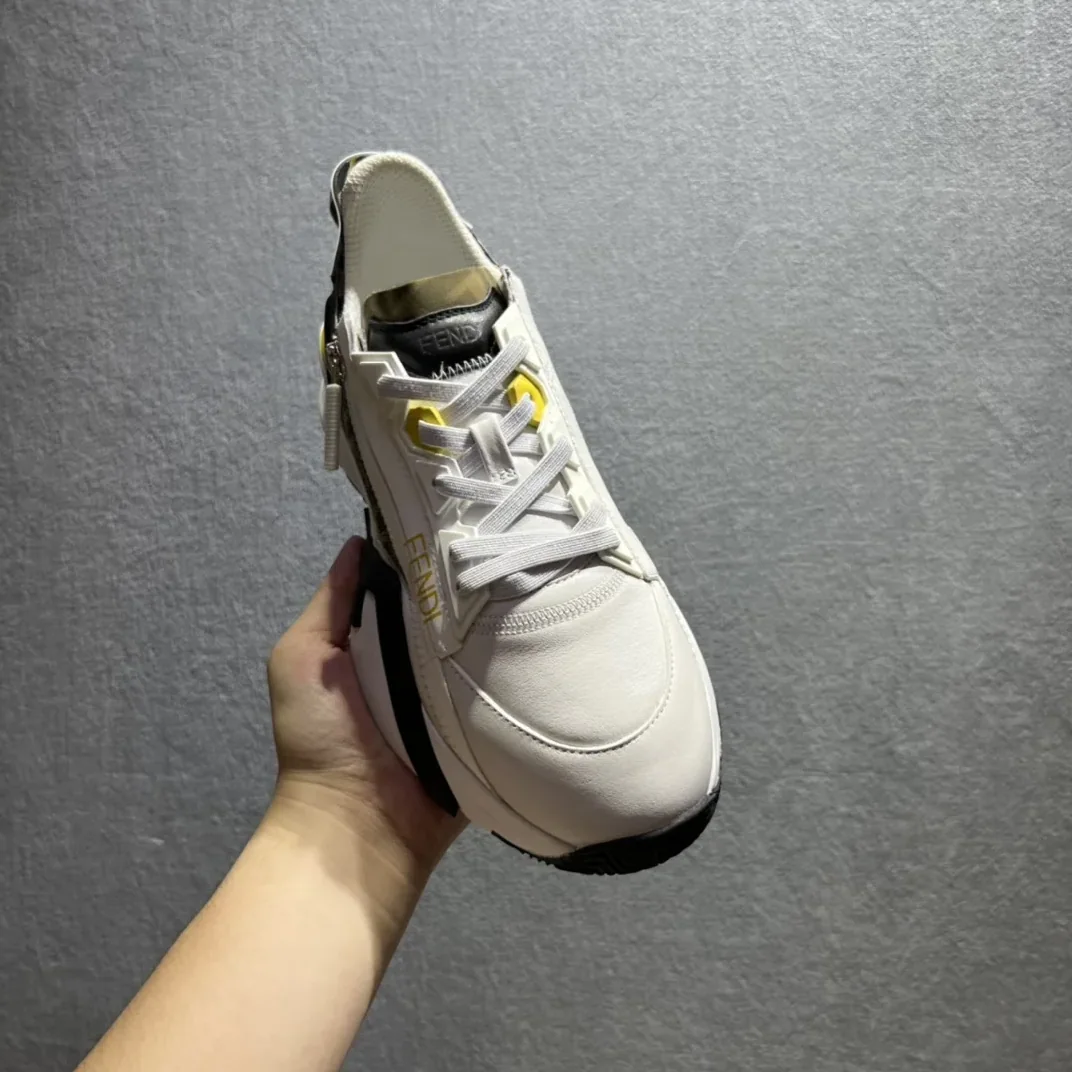 Fendi FD Flow Sneakers White 7E1392AJZHF1HGR