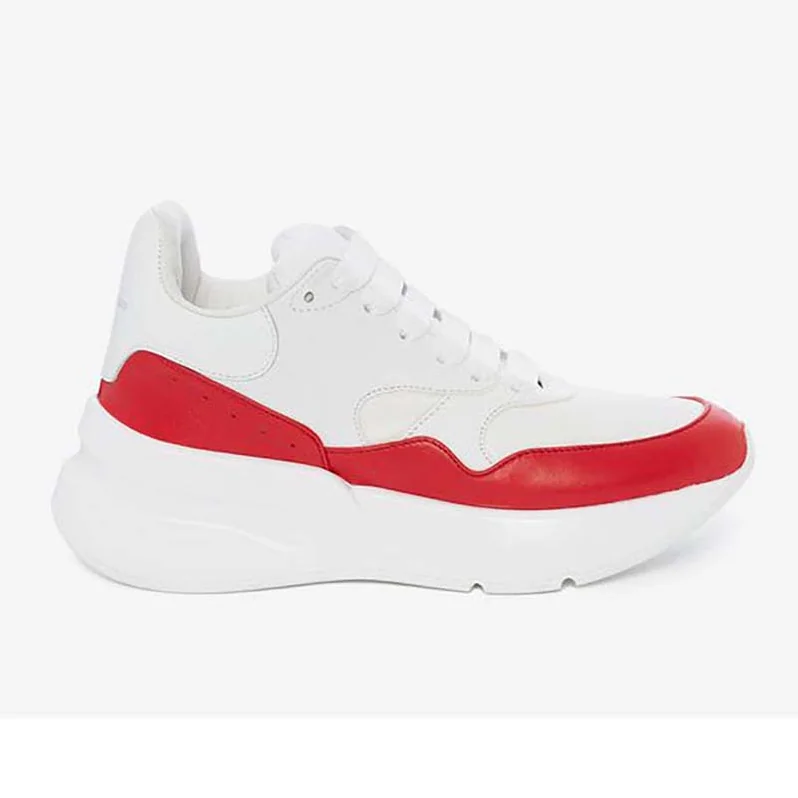 Alexander Mcqueen Oversized Runner in Nappa Calf Leather for Unisex in Red