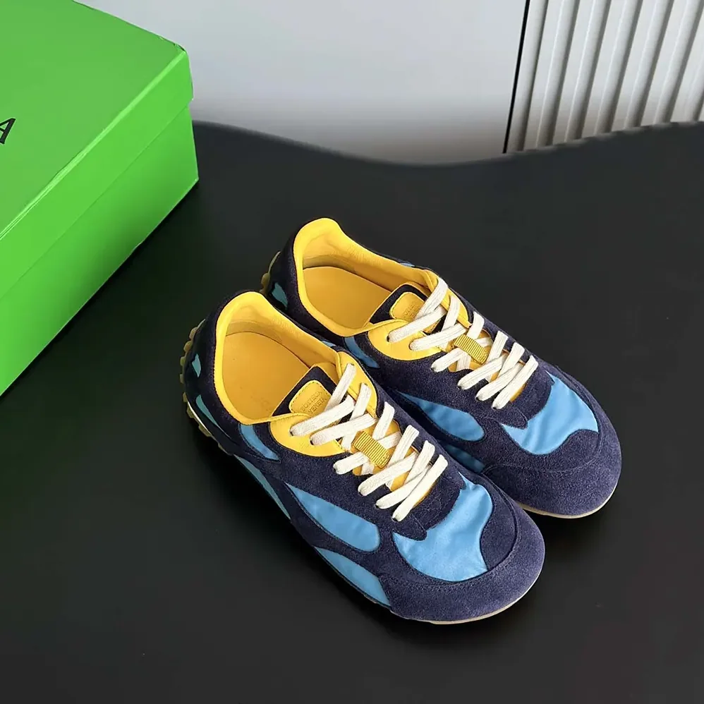 Bottega Veneta Orbit Flash Sneaker for Unisex in Blue Bottega Veneta Orbit Flash Sneaker for Unisex in Blue