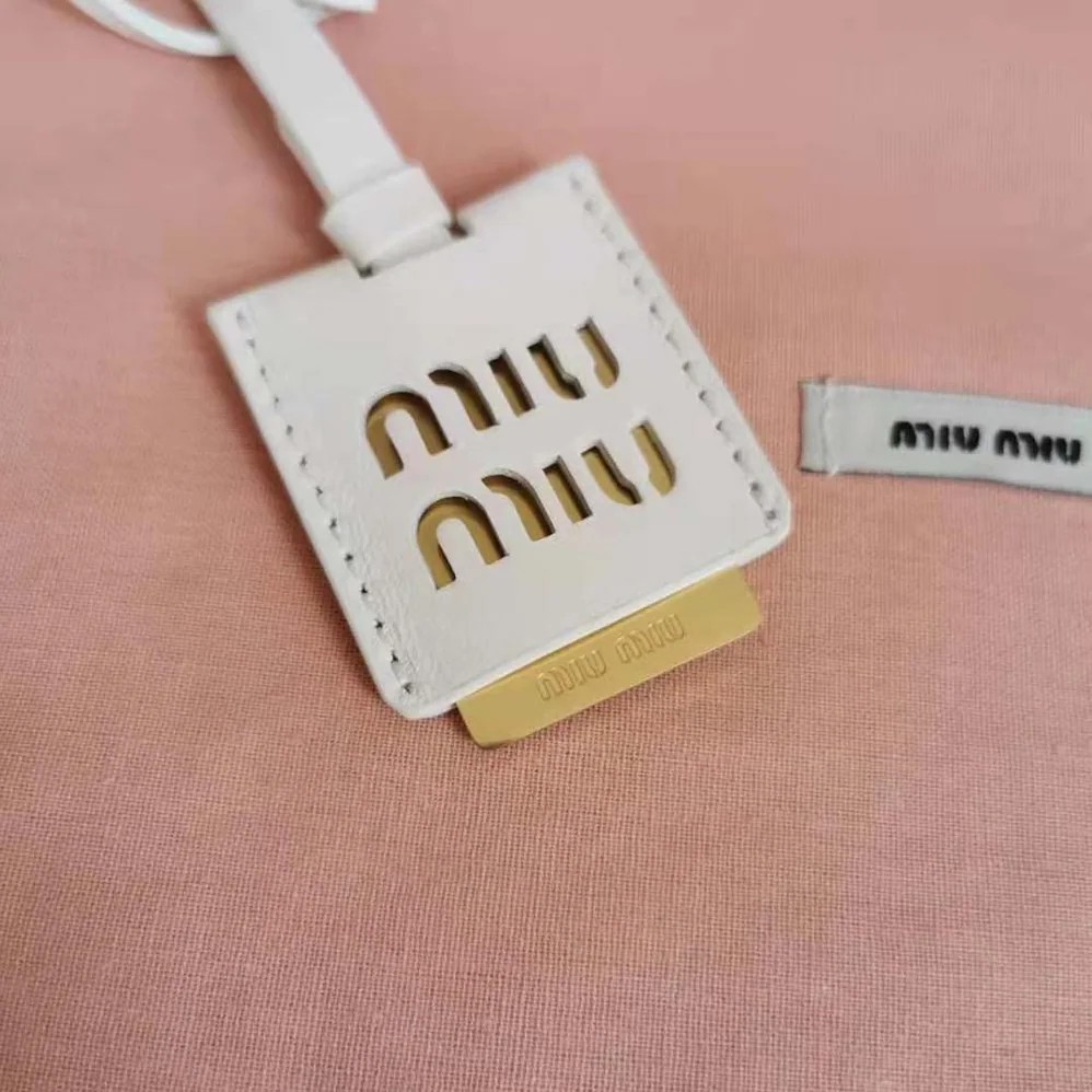 Miu Miu Matelassé Nappa Leather Mini-Bag for Women in White