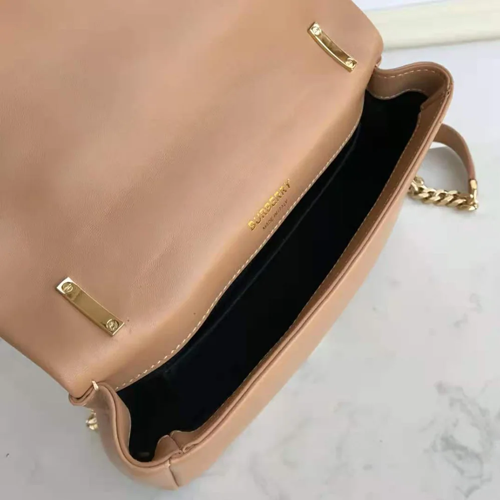 Burberry Small Quilted Lambskin Lola Bag for Women in Sandy Burberry Small Quilted Lambskin Lola Bag for Women in Sandy