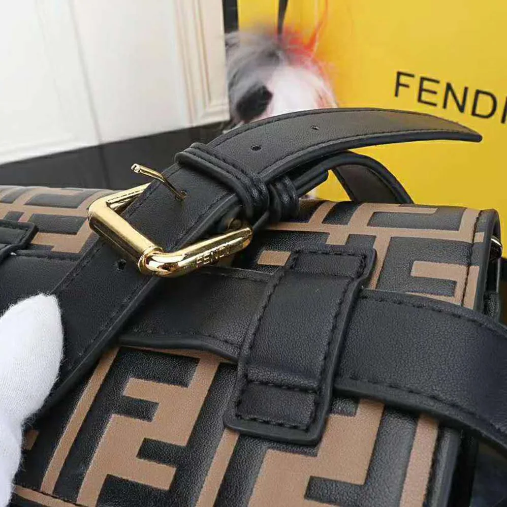 Fendi Belt Bag in Calf Leather for Women in Brown