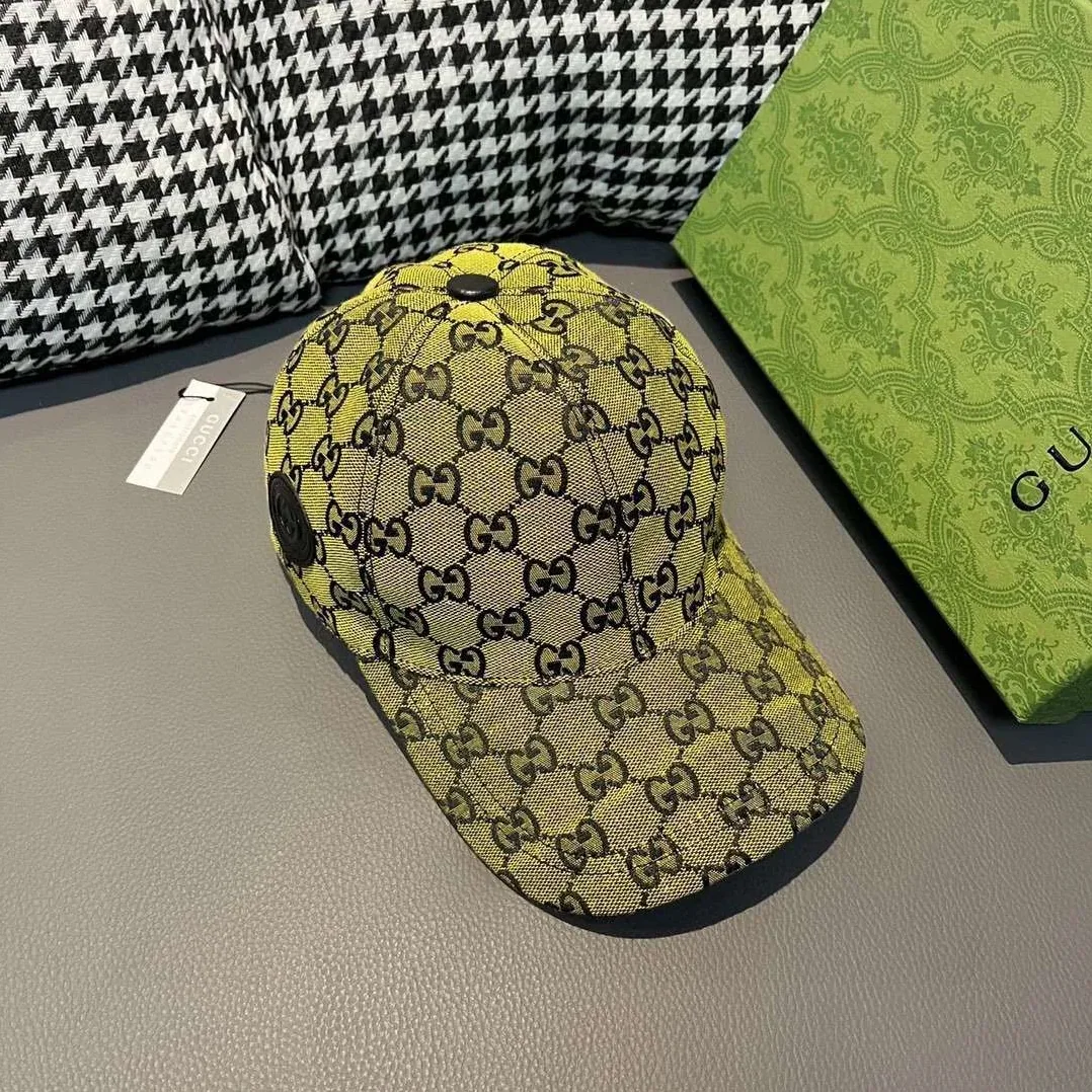 Gucci Baseball Hat Yellow