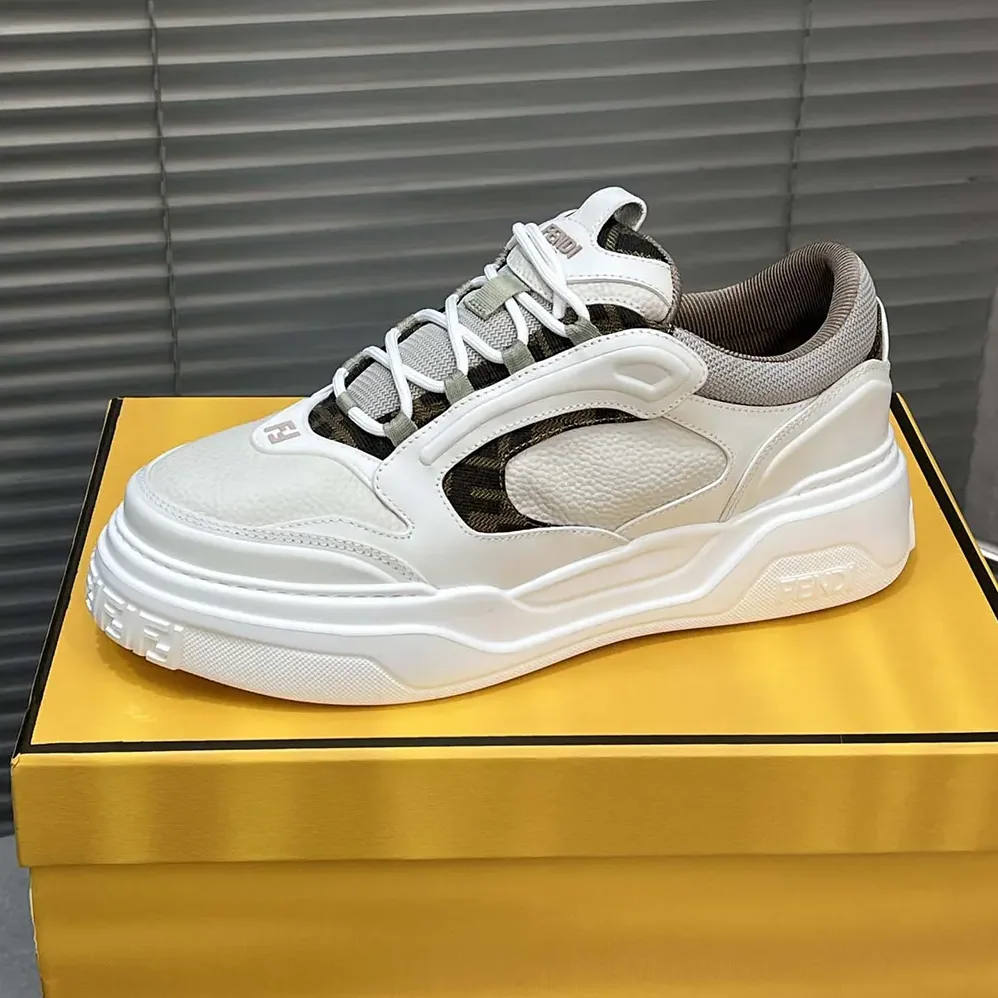 Fendi Force Sneakers White Leather Low for Unisex in tops Fendi Force Sneakers White Leather Low for Unisex in tops